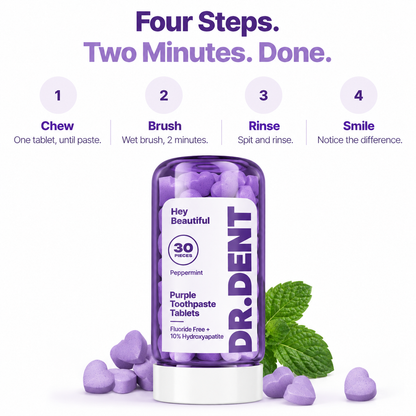 Purple Toothpaste Tablets